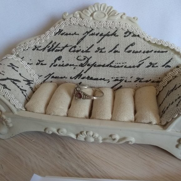 Ruby & Topaz Silver Ring - Picture 2 of 6